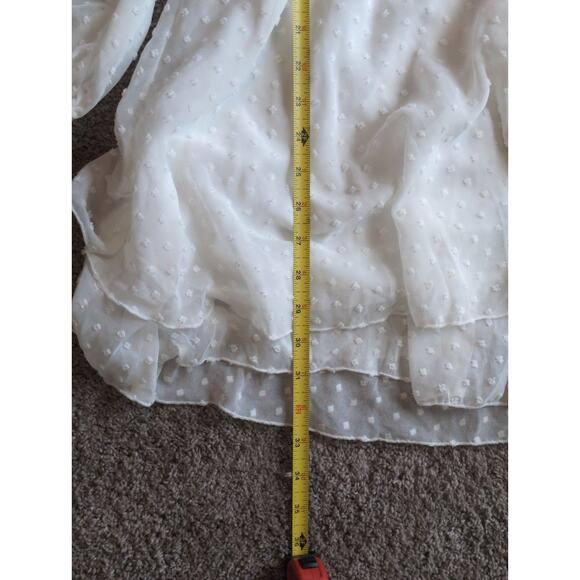 Double Crazy Mini Dress White Med - Picture 6 of 8